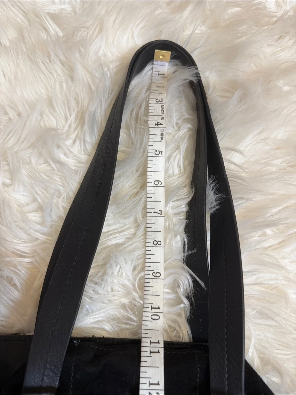 HAUTE HIPPIE, Black Suede Tote Bag with dual Straps